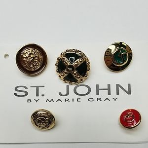 NEW St. John buttons Bundle